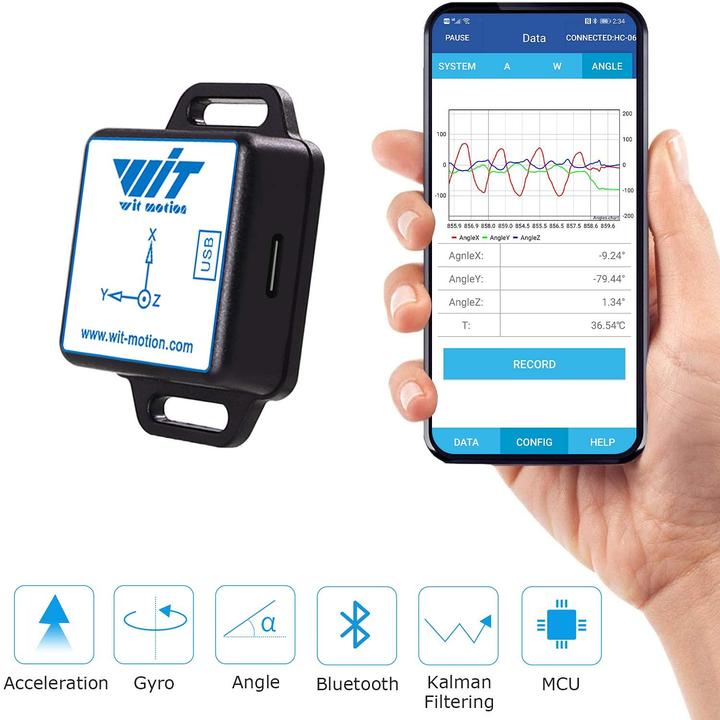Produktbild Witmotion Beschleunigungsmesser und Neigungsmesser
