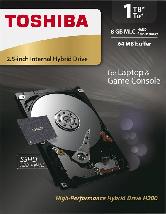 Produktbild Toshiba H200 Hybrid Drive (1 TB, 2.5")