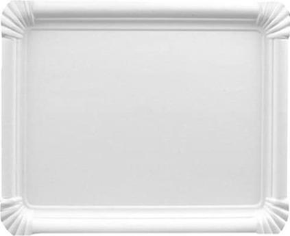 Immagine prodotto Papstar Piatti di carta "Pure", quadrati, 240 x 330 mm, bianchi, 125 pezzi. (125 x)
