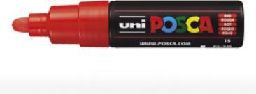 Image du produit Posca Marqueur PC-7M pointe ronde (Rouge, 5.50 mm, 1 x)
