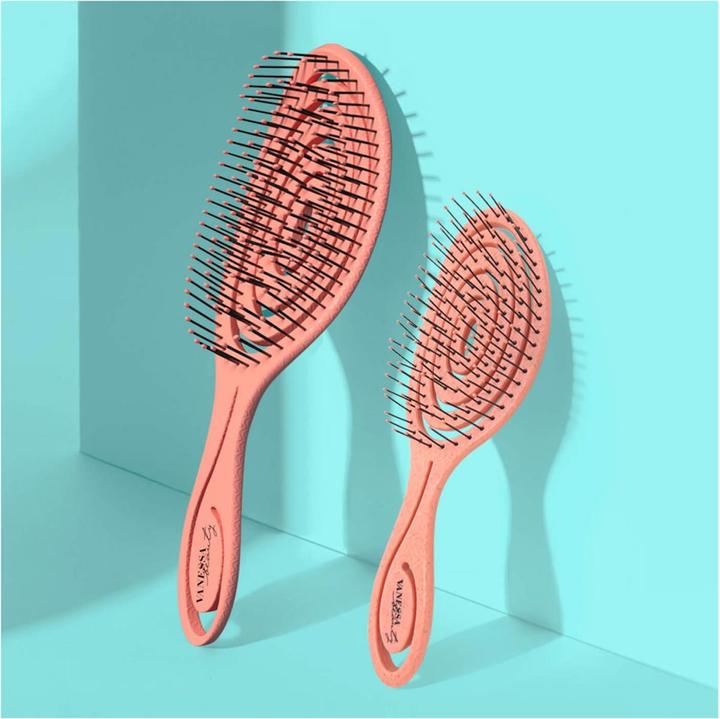 Actual product image Vanessa Beauty Detangle Straw Brush Travel Size