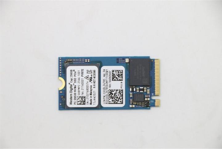 Actual product image Lenovo SSD M.2 PCIe NVMe (256 GB, M.2 2242)