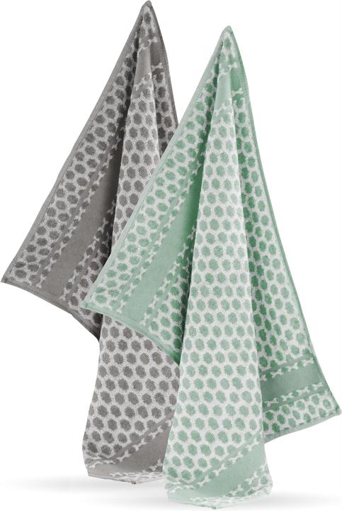 Actual product image Aspero 6 Terry Cotton Tea Towels (50 x 70 cm)