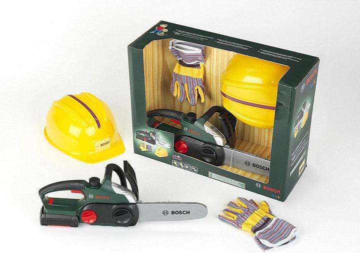 Image du produit Theo Klein Scie à chaîne Bosch avec casque