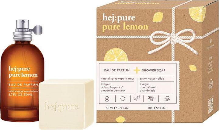Actual product image Hej:pure Pure Lemon gift set with soap (Fragrance set)