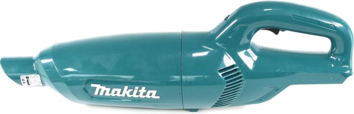 Actual product image Makita CL 106 FDZ 10.8V Li-ion battery hoover green solo incl. nozzles without battery & charger