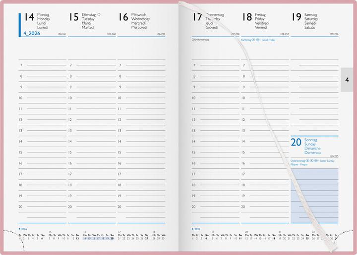 Image du produit Biella Agenda commercial Colorful 7 (14,5 x 20,5 cm)