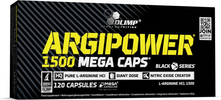 Immagine prodotto Olimp Sport Nutrition Argi Power Mega Caps (120 Caps, 180g) (1 Pezzo/i, Pillole, 180 g)