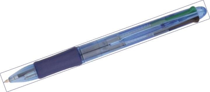 Actual product image Q-Connect Four-colour ballpoint pen (Blue, 1 x)