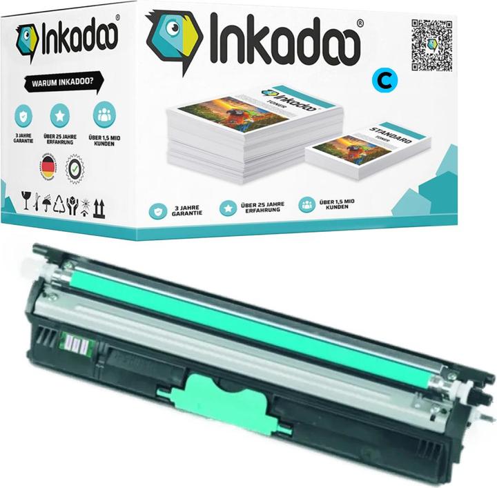 Image du produit Inkadoo Toner compatible avec OKI 44250723 / C110 toner, cyan cyan (C)