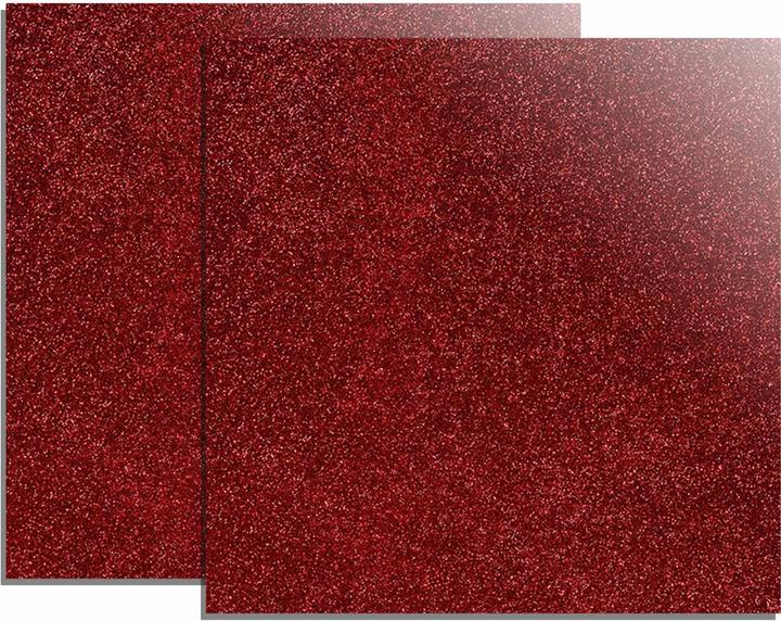 Actual product image XTool 3 mm Red Glitter Acrylic Sheets (2-Pack) (Accessories)