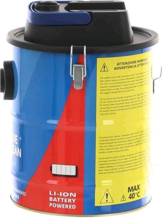 Immagine prodotto Annovi Reverberi E12B Aspiratore per ceneri con contenitore Batteria agli ioni di litio 18 V (Aspirapolvere cenere)