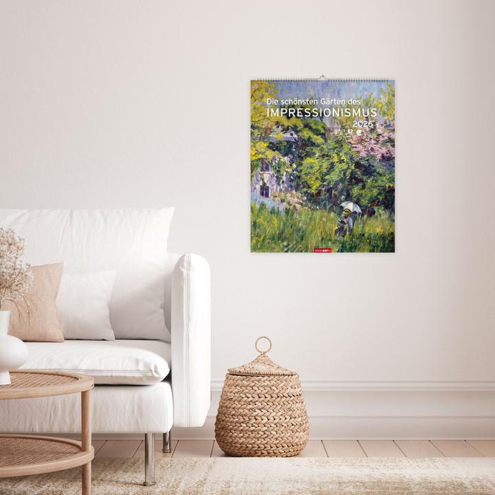 Actual product image Die schönsten Gärten des Impressionismus Edition Kalender 2026 (46 x 55 cm, German)