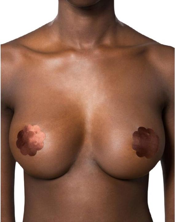 Image du produit Bye Bra Satin Nipple Covers 3 Pack - Dark Brown XL