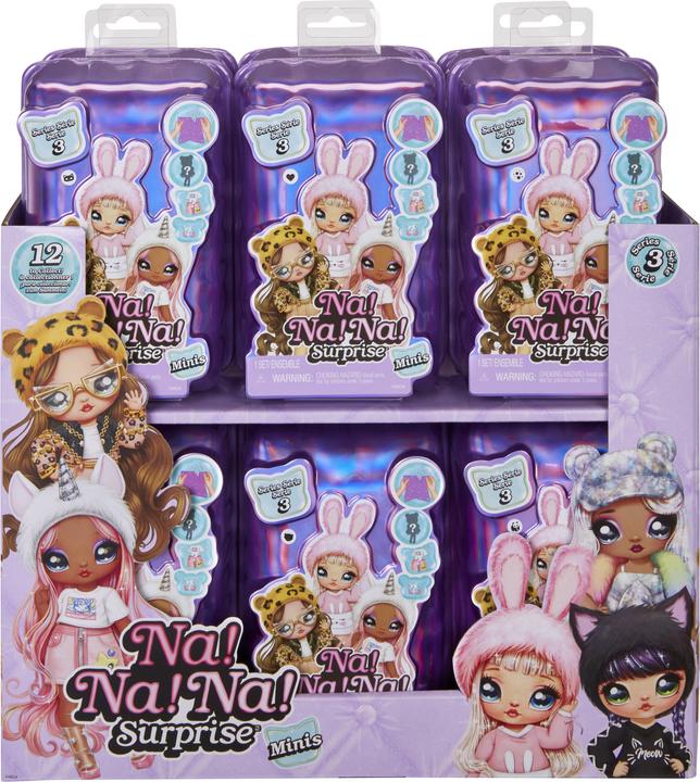 Actual product image MGA Na! Na! Na! Surprise Minis Assortment Series 3 in PDQ