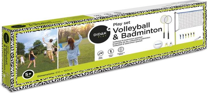 Actual product image Didak Volleyball & Badminton Play Set 610X160Cm