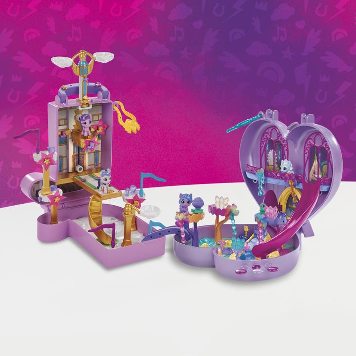 Image du produit My Little Pony Mini World Magic Mini-monde de jeu Forêt de Bridlewood, set de jeu à assembler avec Izzy