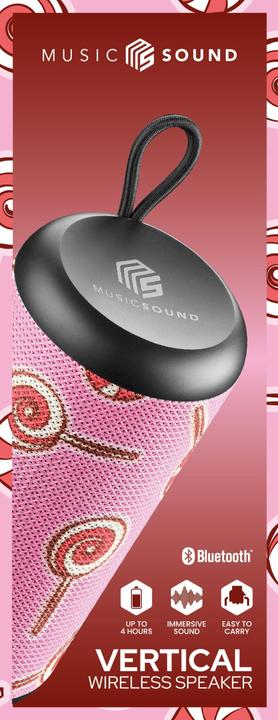Actual product image Music Sound Vertical Speaker Bluetooth 5W Sweet (4 h)