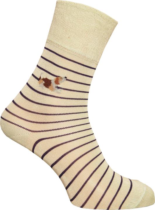 Actual product image Simply Essentials Womens/Ladies Bamboo Non Elastic Dog Socks (Pack Of 3) (pack of 3, 37 - 40.5)