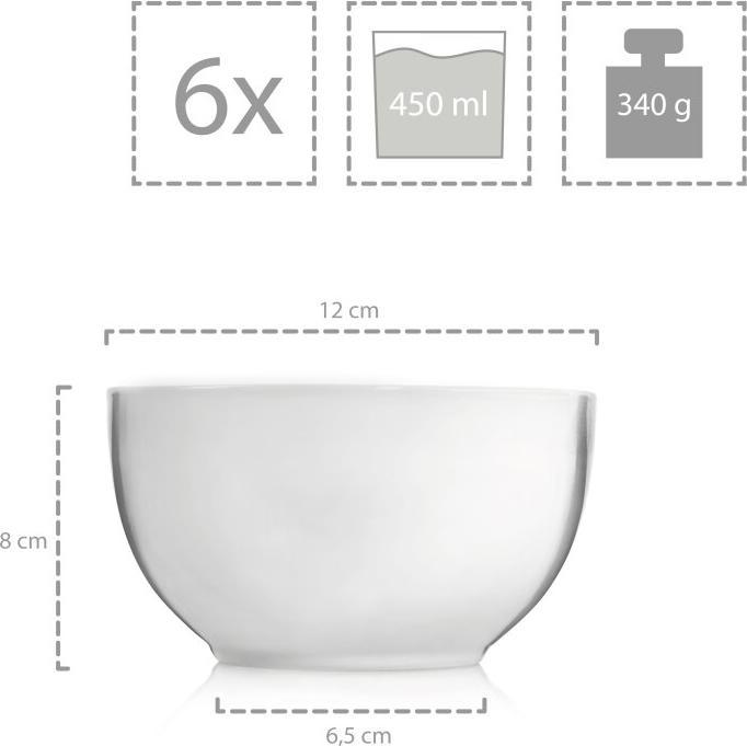 Produktbild Sänger Geschirr Dessertschalen Sunfort (0.40 l, 6 x)