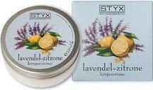 Actual product image Styx Body Cream - Lavender Body Cream - Lemon (Body cream, 50 ml)