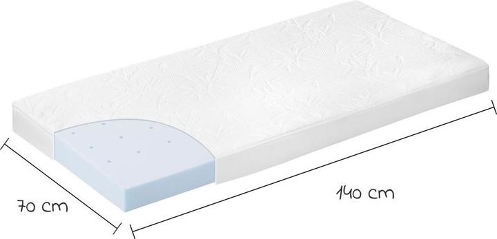 Actual product image Alvi Mummy love mattress 70 x 140 cm (70 x 140 cm)