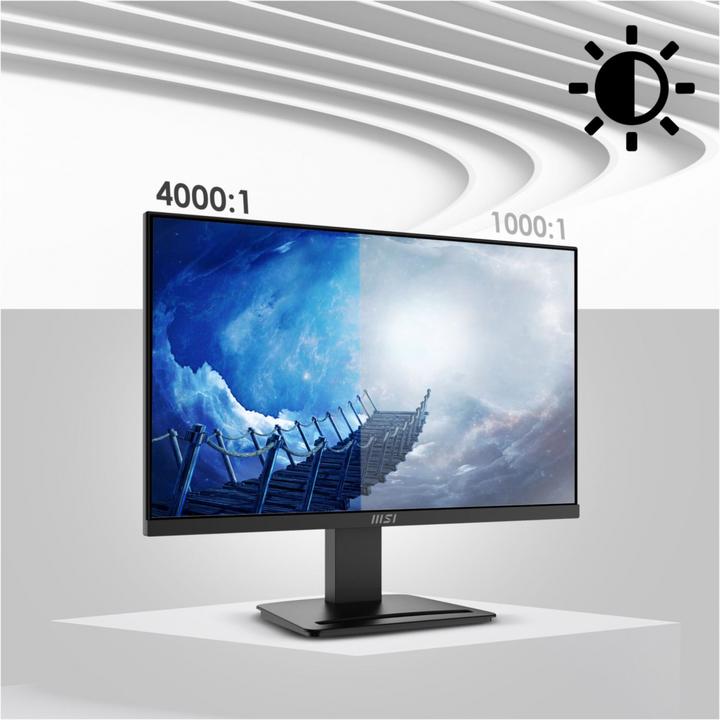 Image du produit GameMax MegaDeal PC multimédia SET2472 7372 + MSI PRO MP2412DE + souris, clavier & casque (AMD Ryzen 5 5600G, 16 Go, 1000 Go)