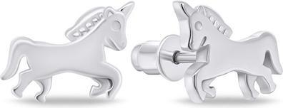 Actual product image Brilio Silver - Original silver earrings Unicorn EA821W