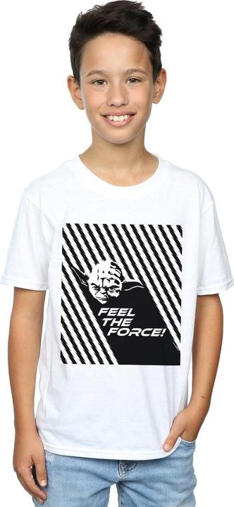 Actual product image Star Wars Boys Yoda Feel The Force T-Shirt (140, 146)
