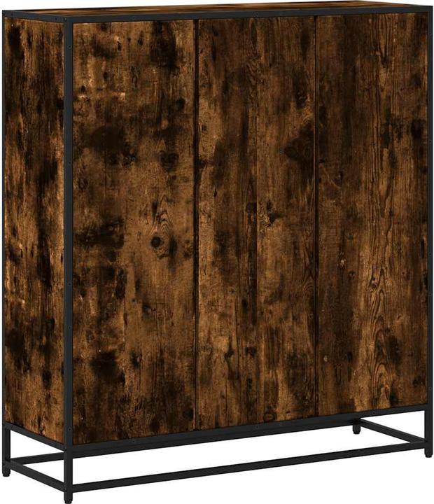 Image du produit VidaXL Bibliothèque Étagère sur pied Étagère de bureau Étagère de rangement Chêne fumé