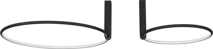 Actual product image Nova Luce GARVE LED ceiling light black 70W warm white 20x60cm dimmable 9085245