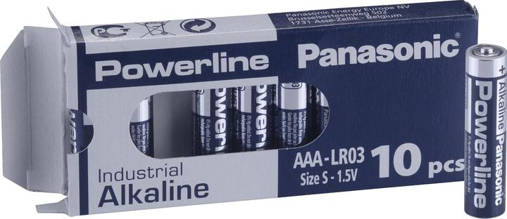 Actual product image Panasonic Powerline Industrial Alkaline (10 pcs., AAA)