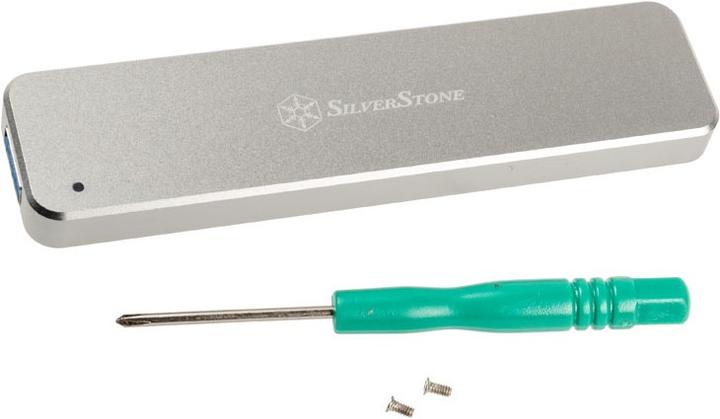 Actual product image Silverstone SST ext. M.2 housing SST-MS09S (M.2 2280, M.2 2260)