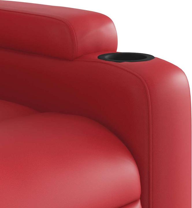 Produktbild VidaXL Massagesessel Rot Kunstleder,Farbe: Rot,Material: Kunstleder