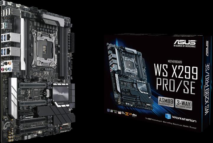 Immagine prodotto ASUS Ws X299 Pro/Se (LGA 2066, Intel X299, ATX)