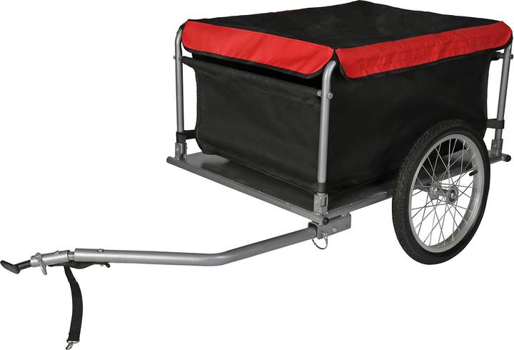 Produktbild Wiltec Fahrrad Lastenanhänger 135x60x58cm 65kg Fahrradanhänger Transportanhänger
