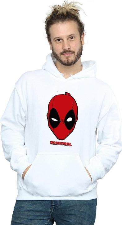 Actual product image Mens Deadpool Mask Hoodie (XXL)