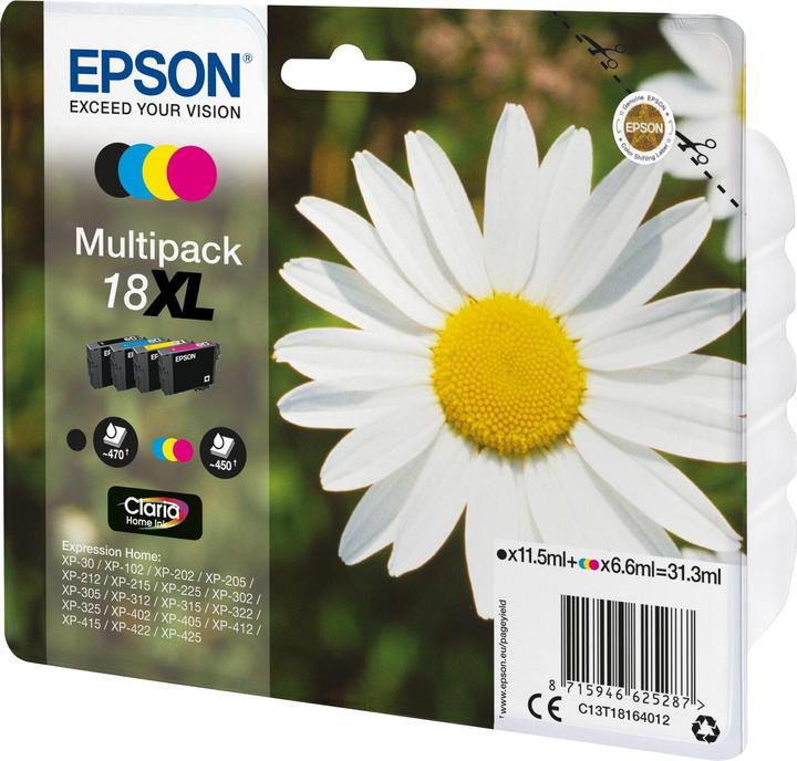 Produktbild Epson 18XL Multipack - Druckerpatrone (M, BK, C, Y)