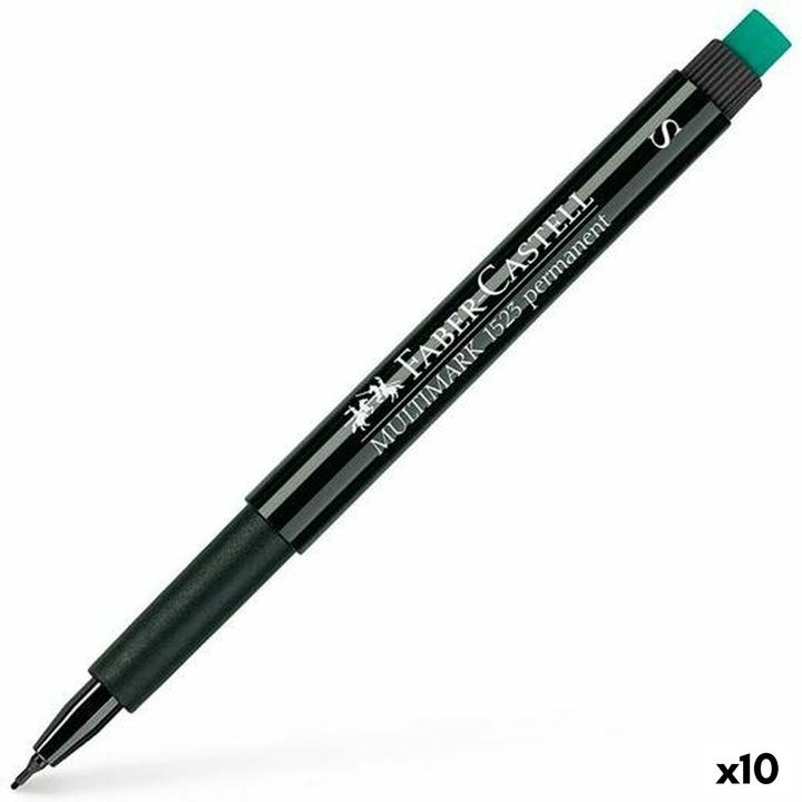 Actual product image Faber-Castell 152399 Permanent marker Black 1 piece(s) (Black, 0.40 mm, 10 x)