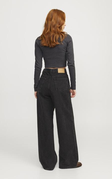 Actual product image JJXX Jxfeline Str Ls Rib Tee Jrs Noos (S)
