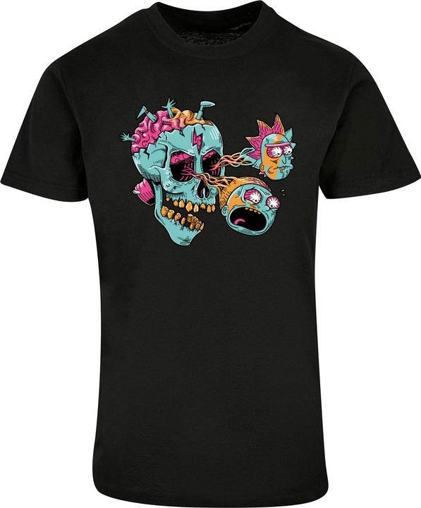 Absolute Cult Rick And Morty - Eyeball Skull Basic T-Shirt - 115077