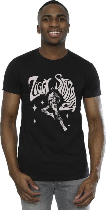 Actual product image David Bowie Mens Ziggy Pose T-Shirt (5XL)