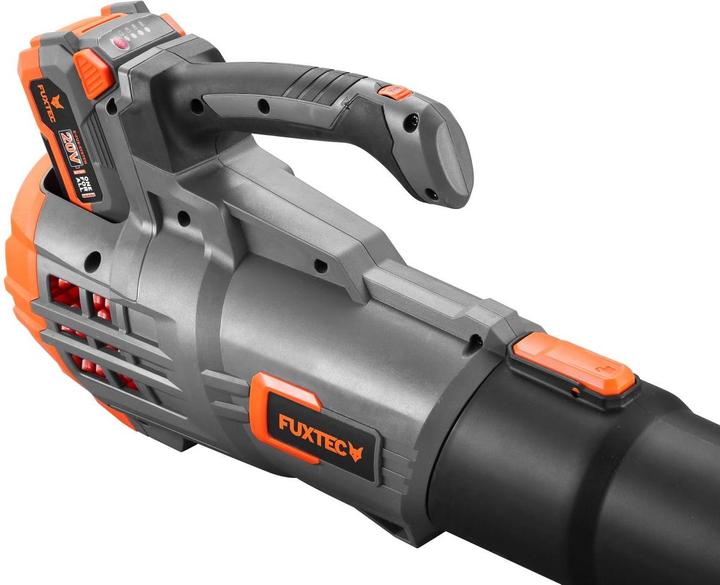 Productafbeelding Fuxtec 20V accu bladblazer FX-E1LB20 SET 1 met 2 x accu 2Ah, 1 x lader 1A (Oplaadbare batterij, Vacuüm en ventilator)