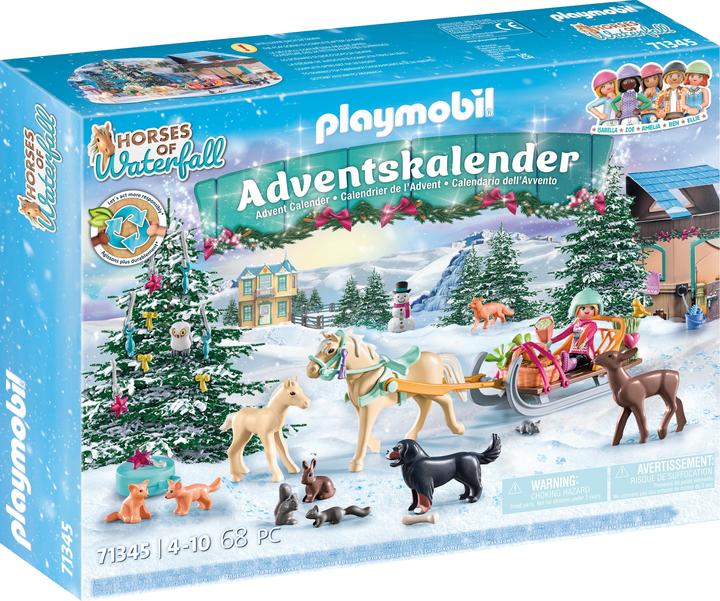 Playmobil Pferde: Weihnachtliche Schlittenfahrt