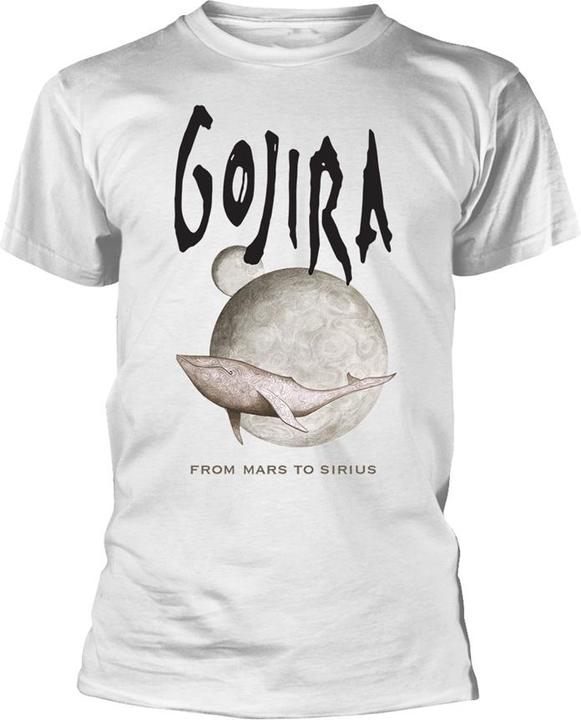 Gojira Whale from Mars Band Logo T Shirt XL (XL)