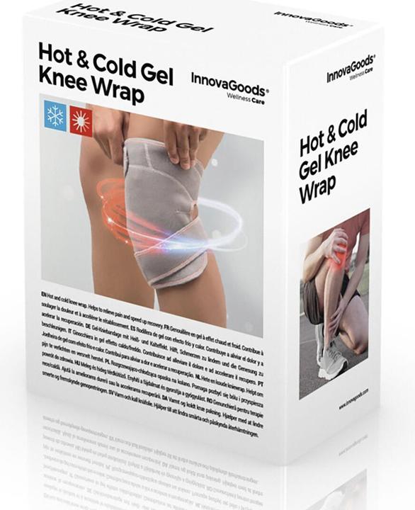 Immagine prodotto InnovaGoods Supporto per le ginocchia con cuscinetto in gel caldo e freddo (Taglia unica)