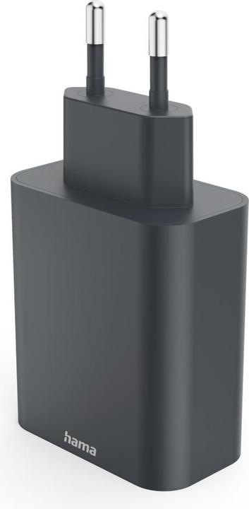 Produktbild Hama Schnellladegerät, USB-C, USB-A, Power Delivery (PD), 45 W, Anthrazit (45 W)