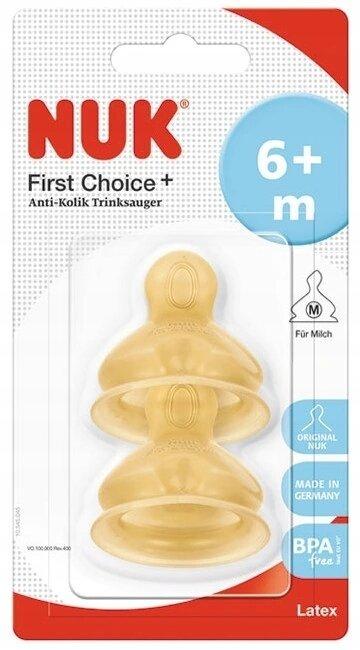 Image du produit NUK Sucettes pour biberons en latex 2 pcs. 6m+ (2 x, 6 - 36 M.)