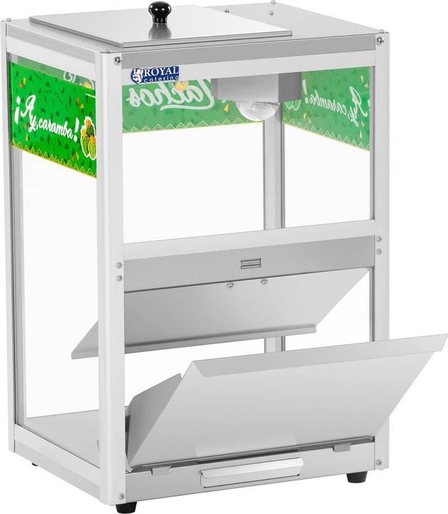 Produktbild Royal Catering Nacho Wärmer Wärmetheke LED Rgb Beleuchtung 109 W 65 °C Nacho Popcorn Edelstahl