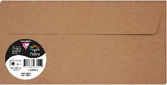 Image du produit Pollen Packung mit 5 Umschlägen DL 110x220 120g/m2 - Kartonbraun (110 x 220 mm, 5 x)